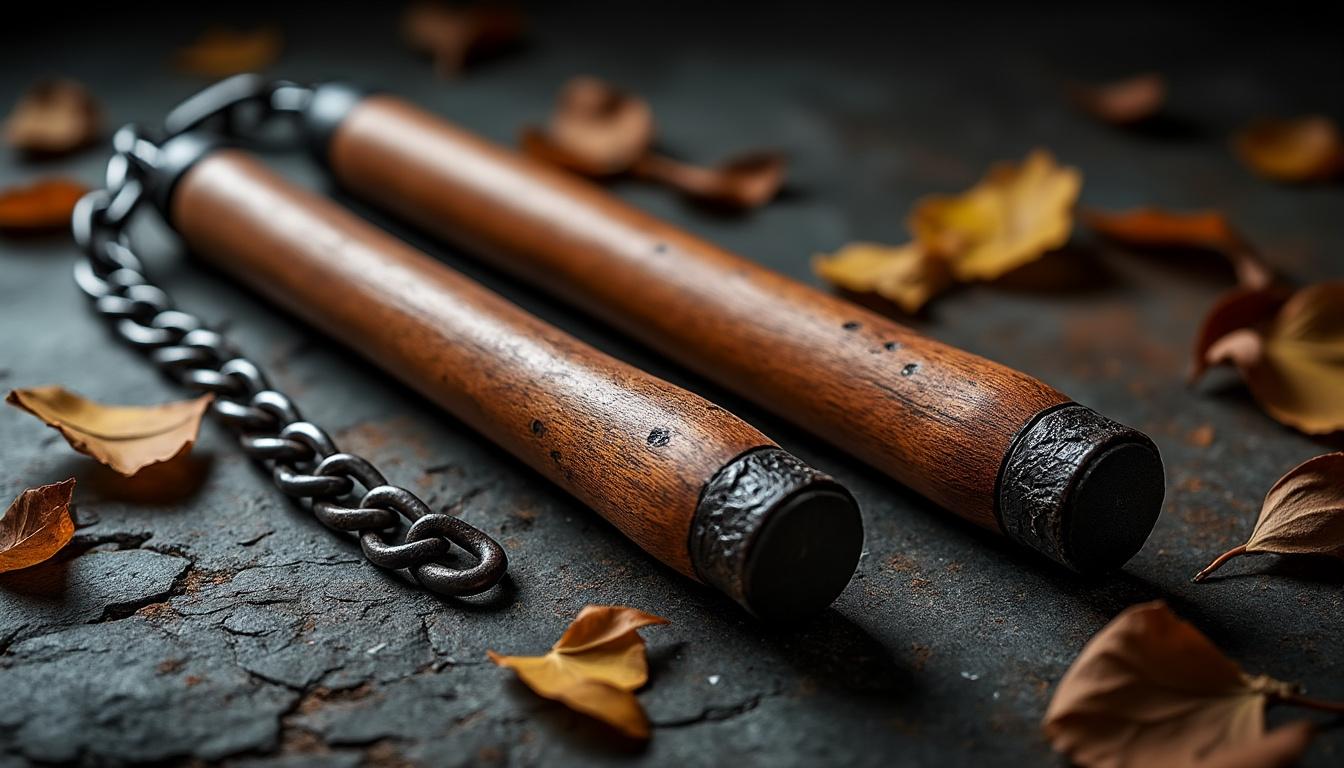 découvrez l'histoire et les techniques du nunchaku, arme traditionnelle japonaise utilisée dans les arts martiaux. apprenez à manier cet outil avec sécurité et précision.