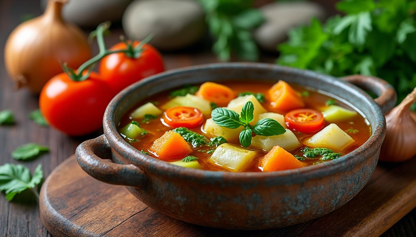 découvrez la soupe brûle-graisse idéale pour perdre 7 kg en 10 jours de manière naturelle. une recette saine et efficace pour retrouver votre silhouette rapidement.